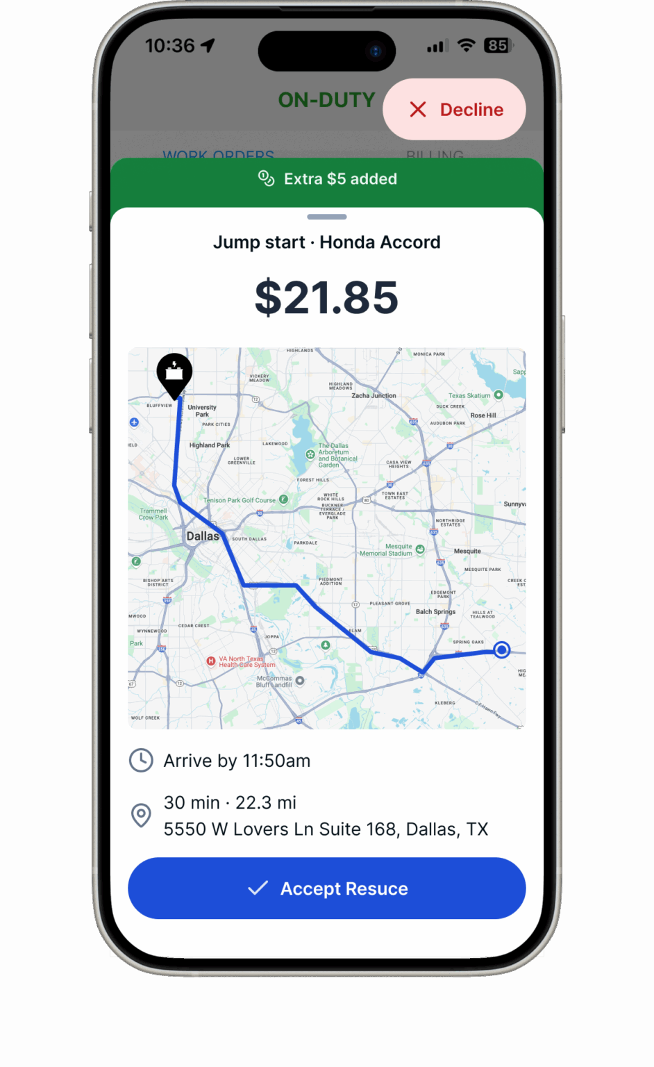 Dynamic Earnings - Auto Rescue Solutions